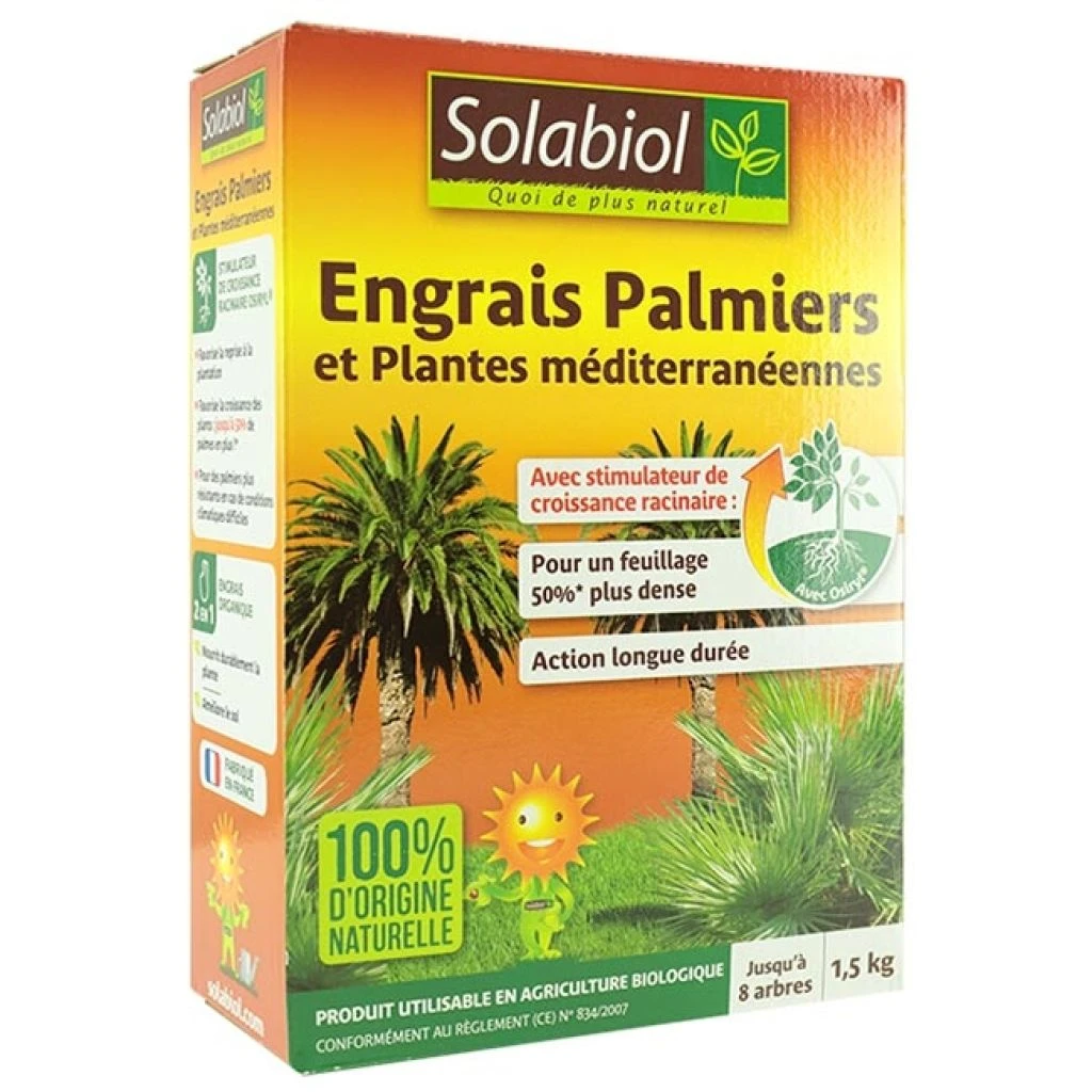 Engrais Palmiers Et Plantes Méditerranéennes En Boîte De 1.5 Kg 1 Engrais Palmiers Et Plantes Méditerranéennes En Boîte De 1.5 Kg