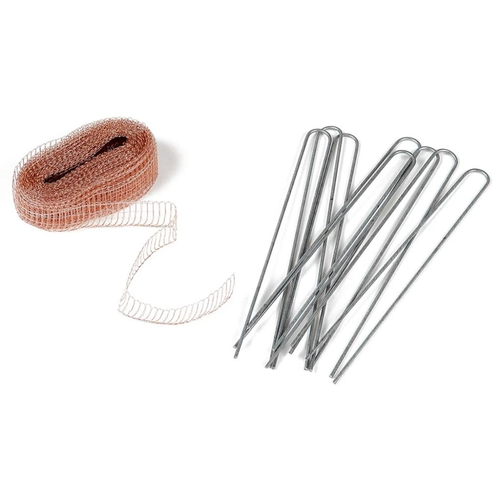 Filet De Cuivre Avec 8 Accroches En Métal Galvanisé Anti-limaces 2 Cm X 8 M La Cordeline 2 Filet De Cuivre Avec 8 Accroches En Métal Galvanisé Anti-limaces 2 Cm X 8 M La Cordeline – Image 2