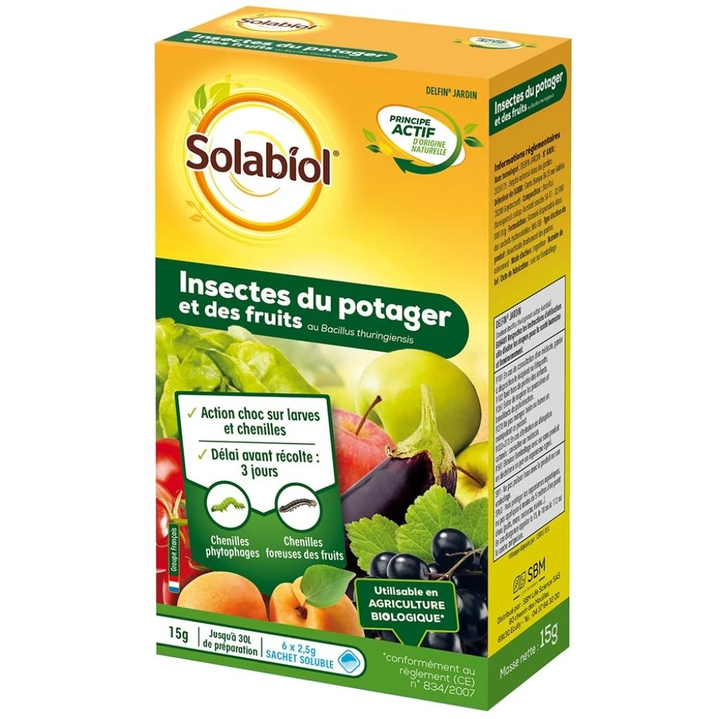 Insectes Du Potager Et Des Fruits Solabiol En Boîte De 6 X 2.5 G 1 Insectes Du Potager Et Des Fruits Solabiol En Boîte De 6 X 2.5 G