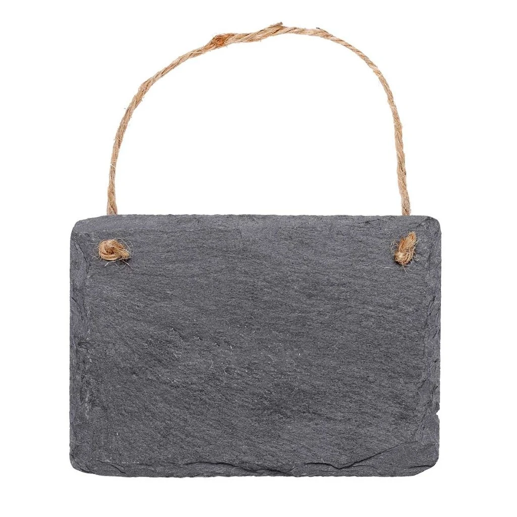 Etiquette à Suspendre En Ardoise Rectangulaire 7 X 10cm - Blister De 3 Ardoises 1 Etiquette à Suspendre En Ardoise Rectangulaire 7 X 10cm - Blister De 3 Ardoises
