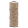 Ficelle En Lin Ecru + Fil Métallique Ø1.5mm ±120m En Roll De 200g Avec Crochet Métal