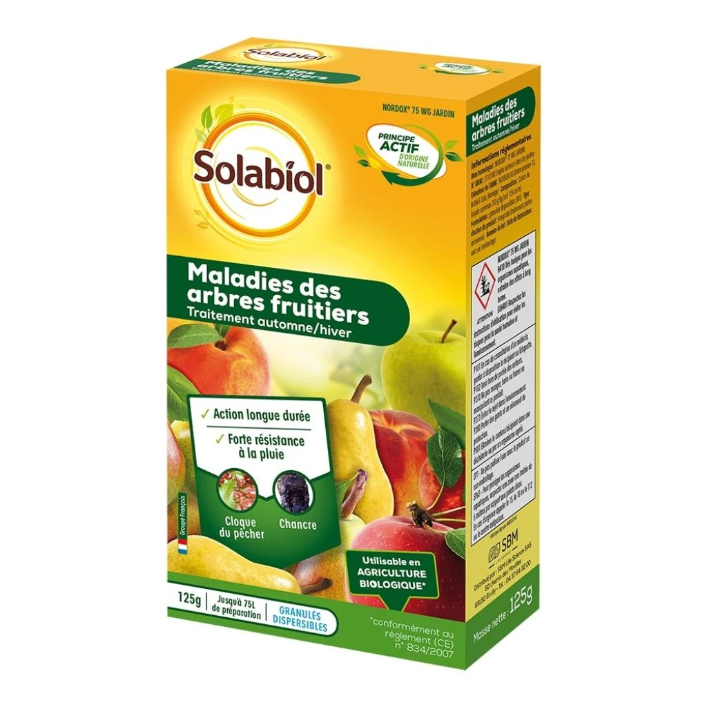 Maladies Des Arbres Fruitiers Solabiol En Boîte De 125 G 1 Maladies Des Arbres Fruitiers Solabiol En Boîte De 125 G