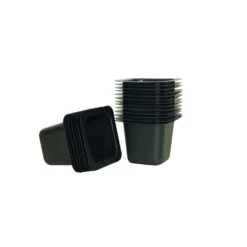 Godet Noir De Semis - Côté 9 Cm - Sachet De 7