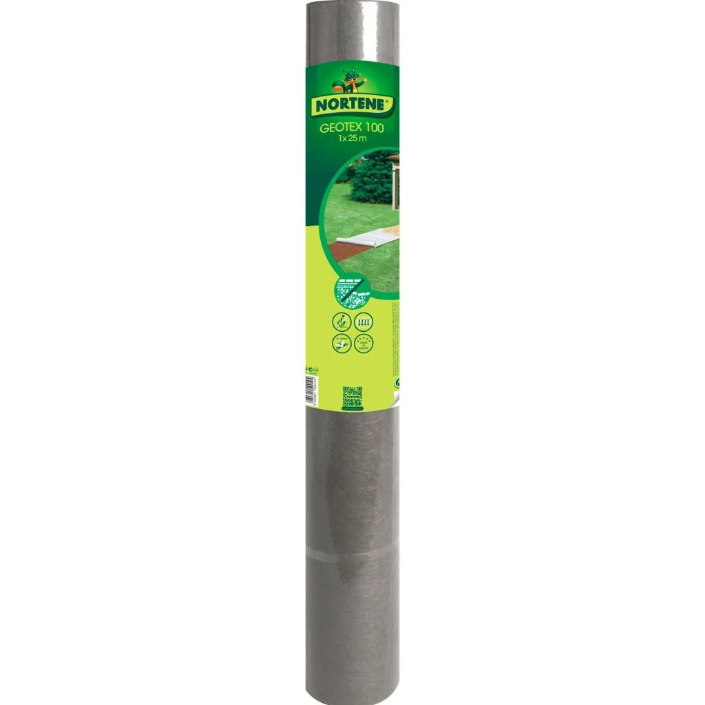 Feutre Géotextile Pour Allées 100g/m² GEOTEX 1 X 25 M 1 Feutre Géotextile Pour Allées 100g/m² GEOTEX 1 X 25 M