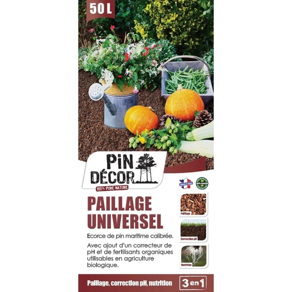 Paillage Universel 3 En 1 En Sac De 50L 1 Paillage Universel 3 En 1 En Sac De 50L