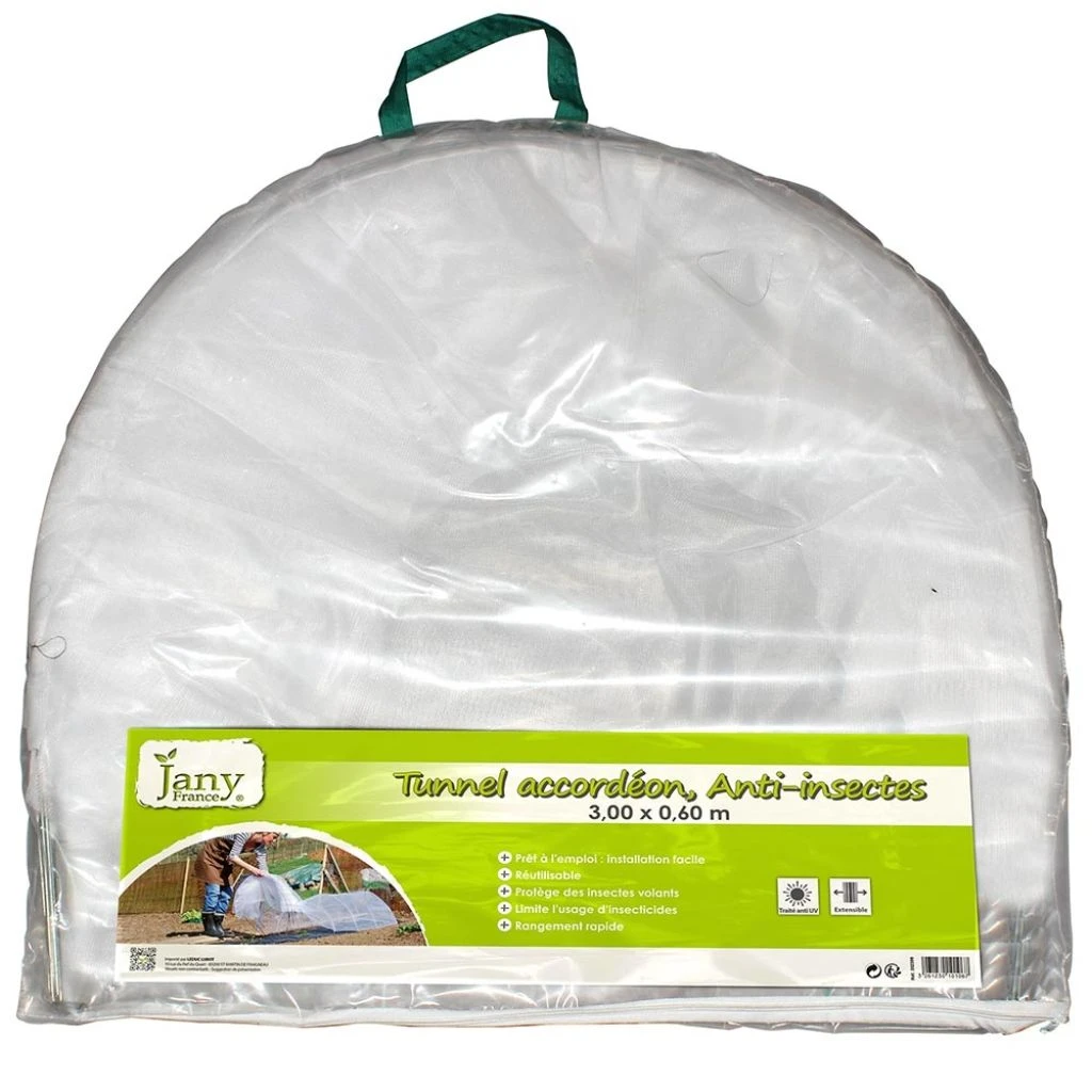 Tunnel Accordéon Anti-insectes 0,60 X 3 M 2 Tunnel Accordéon Anti-insectes 0,60 X 3 M – Image 2