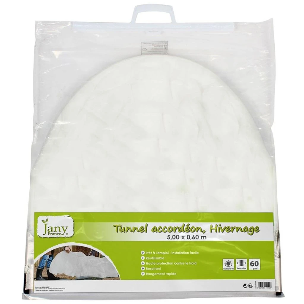Tunnel Accordéon D'hivernage 0,60 X 5 M 2 Tunnel Accordéon D'hivernage 0,60 X 5 M – Image 2