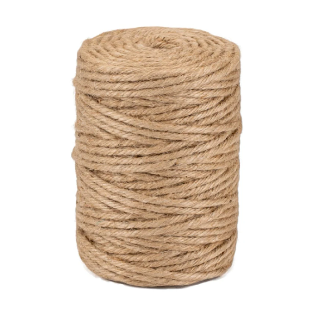 Ficelle En Jute La Cordeline - Roll 1Kg Ø5mm ± 100m Sous Film - Coloris Naturel 1 Ficelle En Jute La Cordeline - Roll 1Kg Ø5mm ± 100m Sous Film - Coloris Naturel